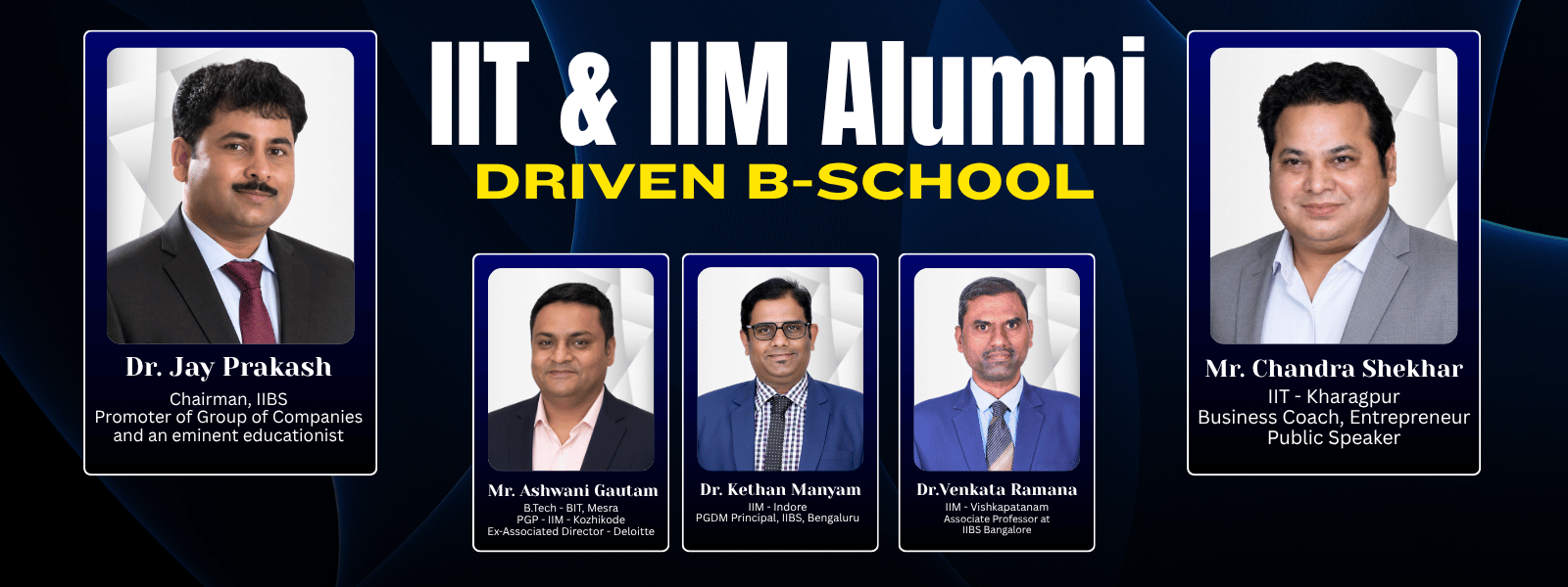Driven by IIMs & IITs Alumni 