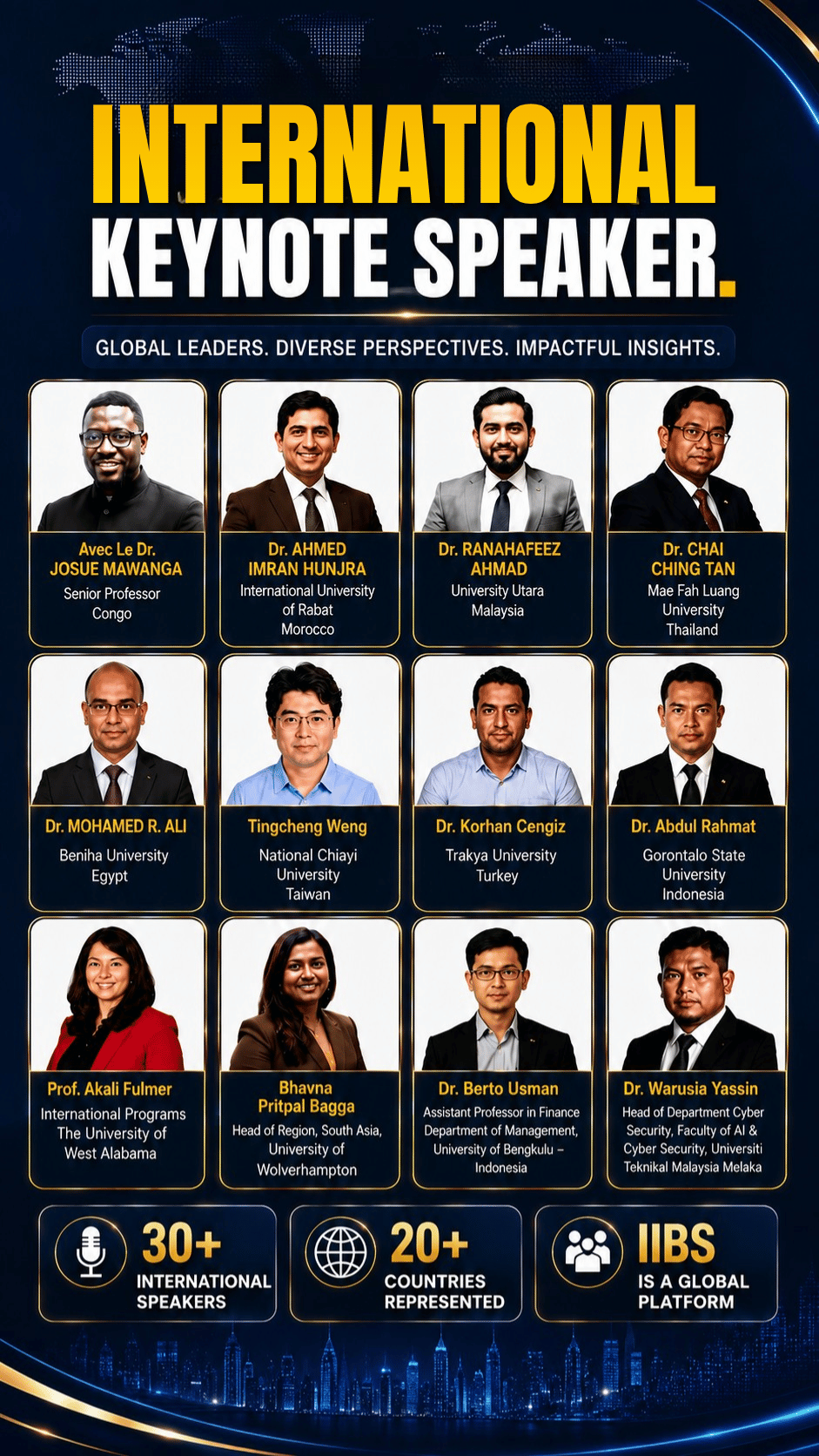 IIBS Bangalore International Speakers